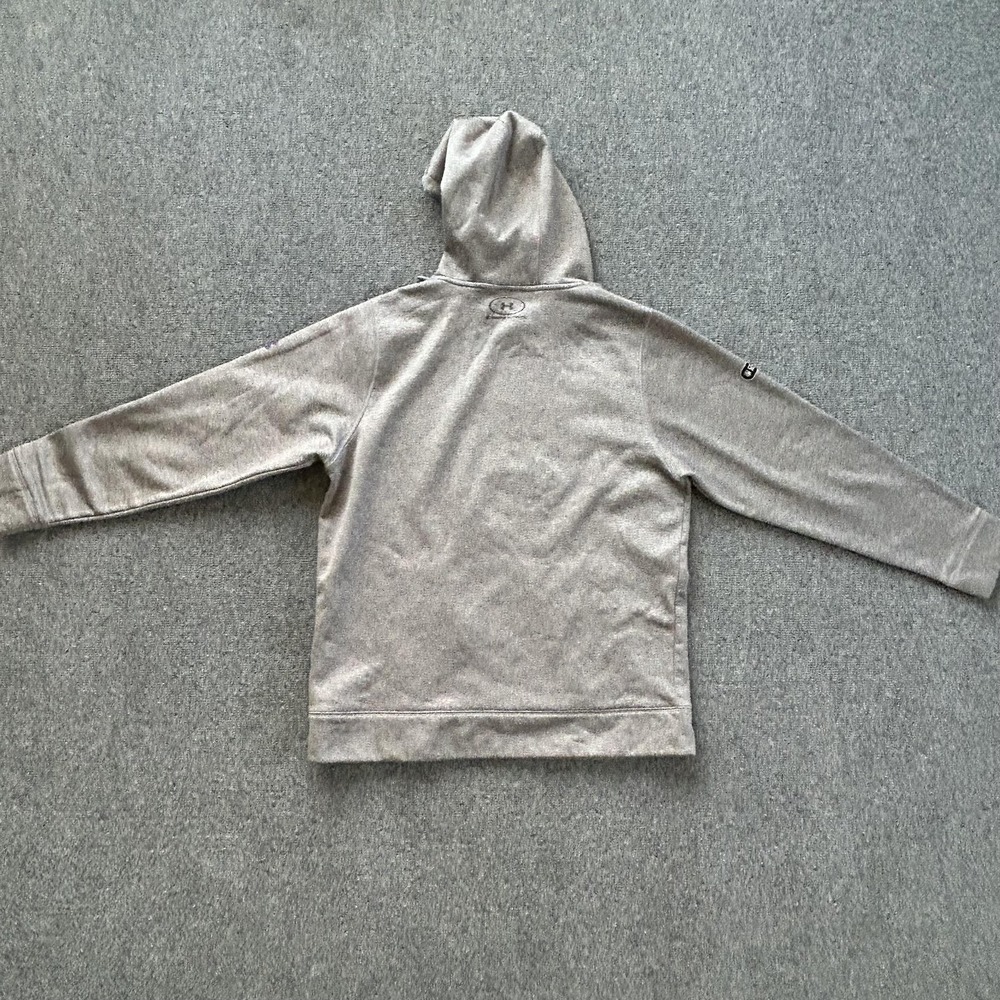 Minnesota Vikings Hoodie Mens Large Gray NFL Combine Under Armour Sweatshirt - Picture 10 of 11